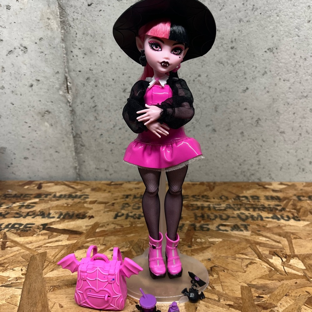 Monster High Doll with Pink and Black Outfit
